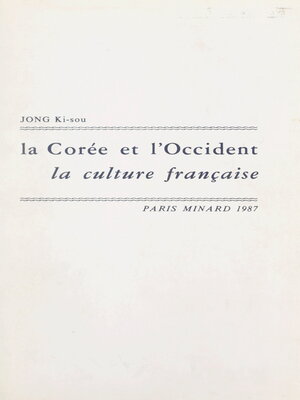 cover image of La Corée et l'Occident